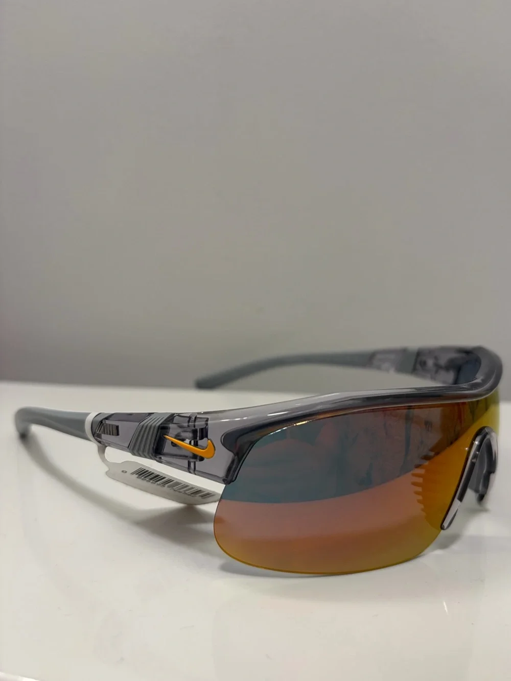 Nike - X1 The Show Performance Sunglasses in Wolf Gray/Orange (NWT)